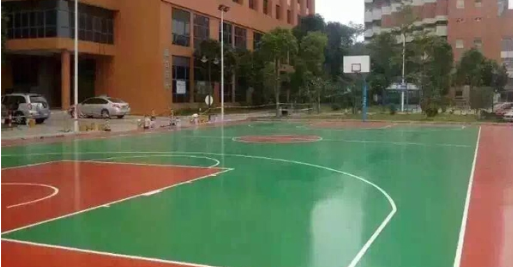 塑胶篮球场建造划线的规则说明